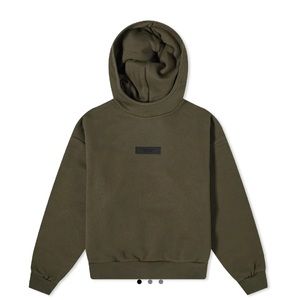 NWT FEAR OF GOD ESSENTIALS SPRING KIDS TAB HOODIE SIZE 10 in INK